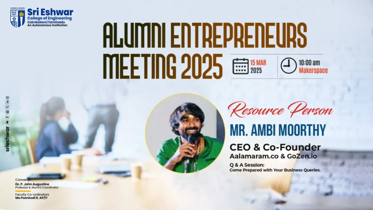 Alumni Entrepreneurs meeting 2025